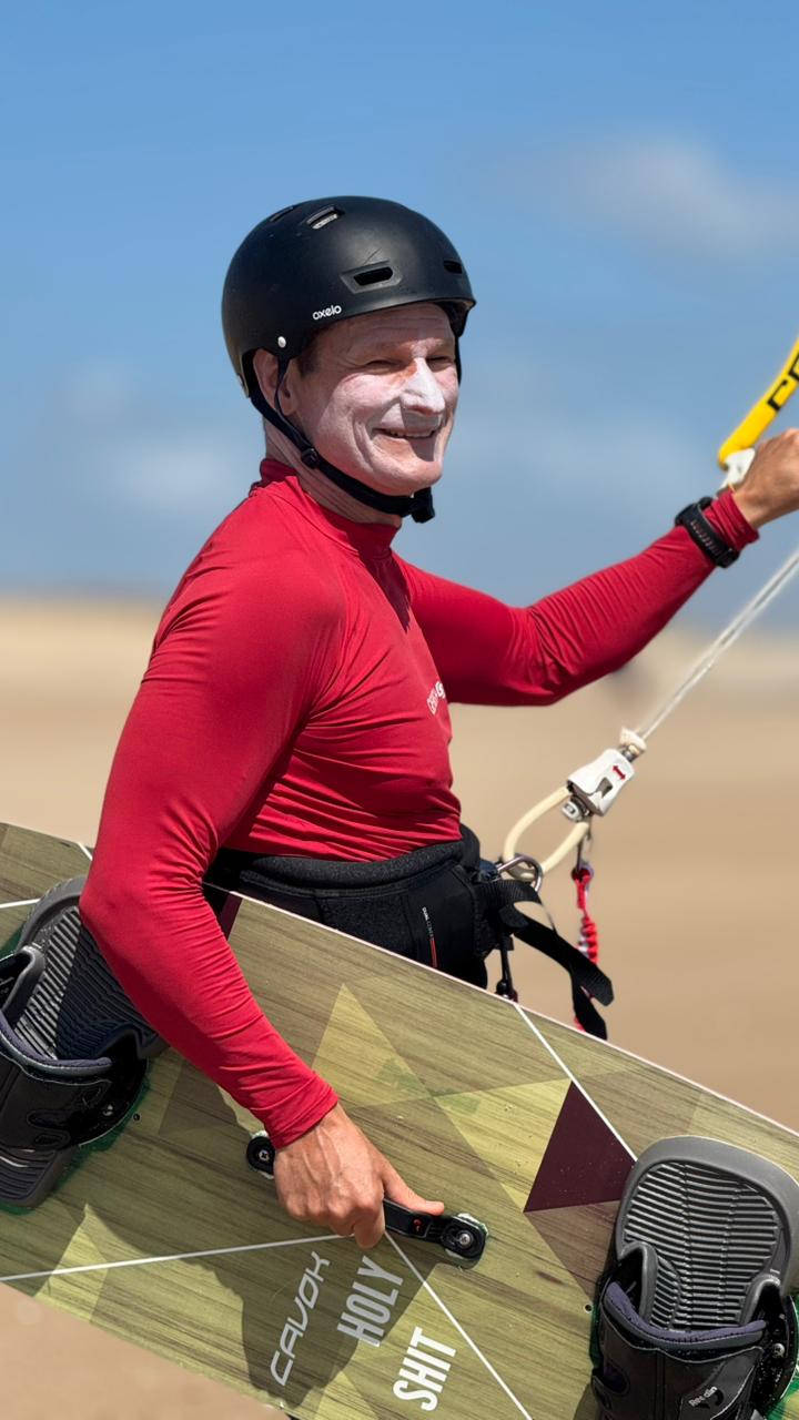 Kite e pessoas