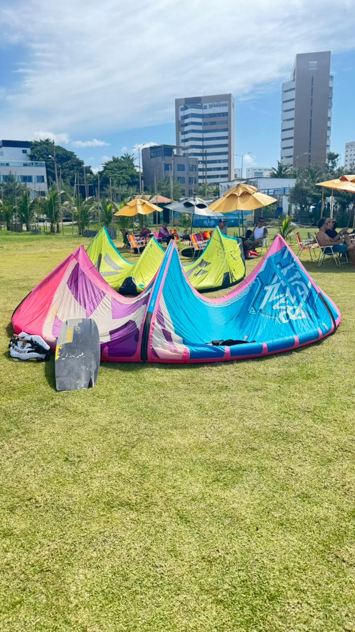 Kites no jardim